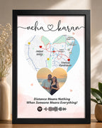 Long Distance Couple Frame