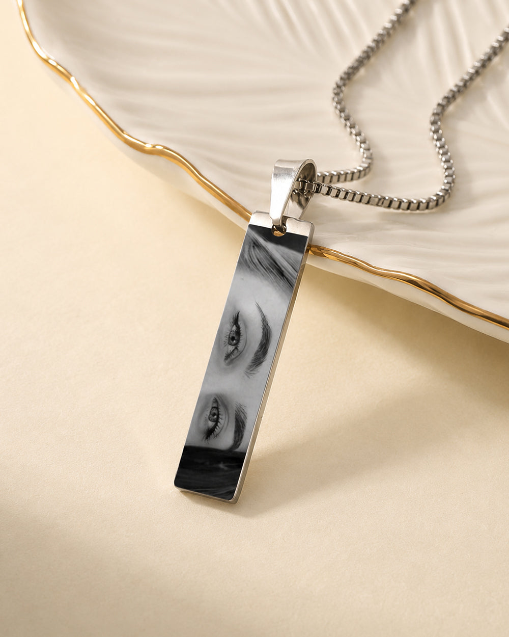 Personalized Eye Necklace