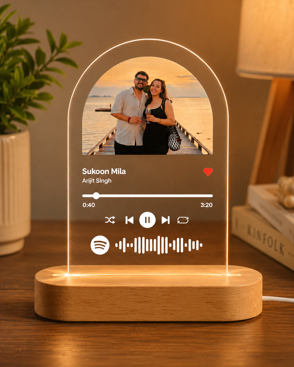 Personalized Spotify Acrylic LED Lamp