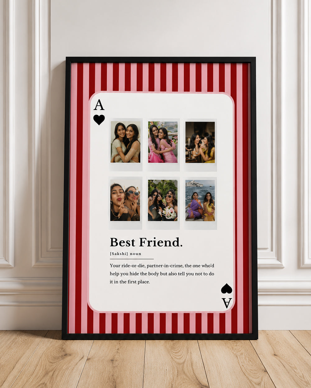 Ace of Heart Best Friend Photo Frame