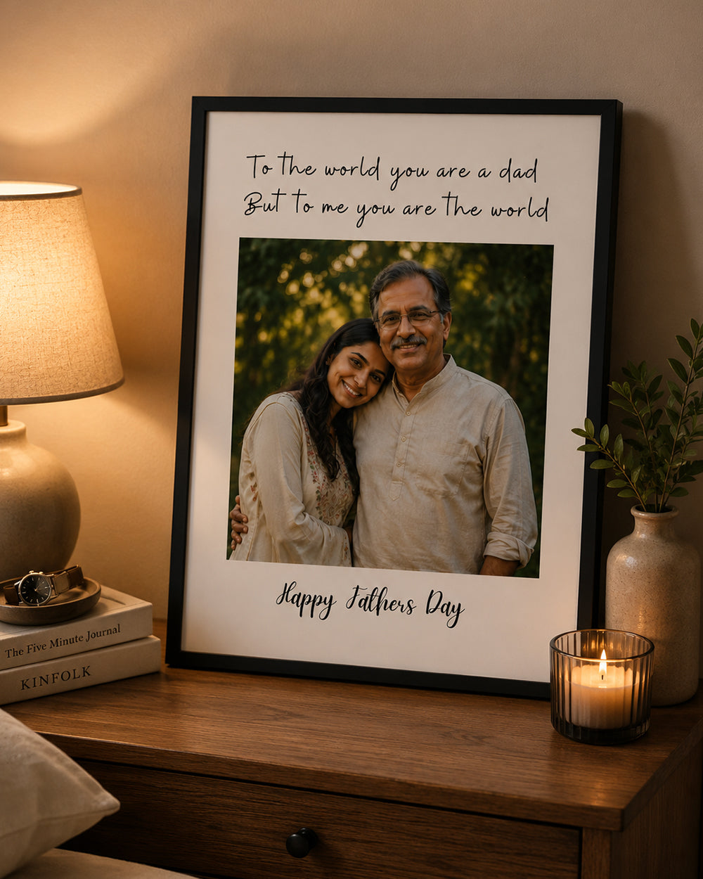 Father's Day Personalized Photo Frame