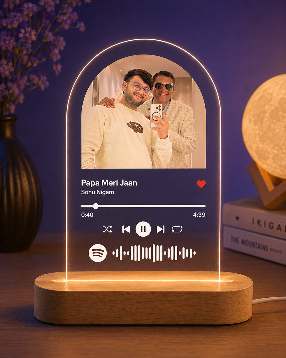Personalized Father's Day Acrylic LED Lamp