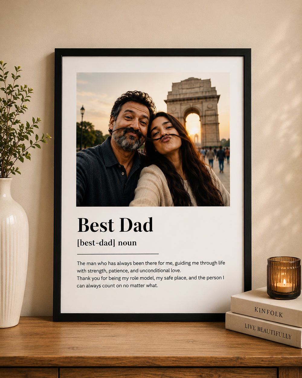 Personalized Dad Definition Photo Frame