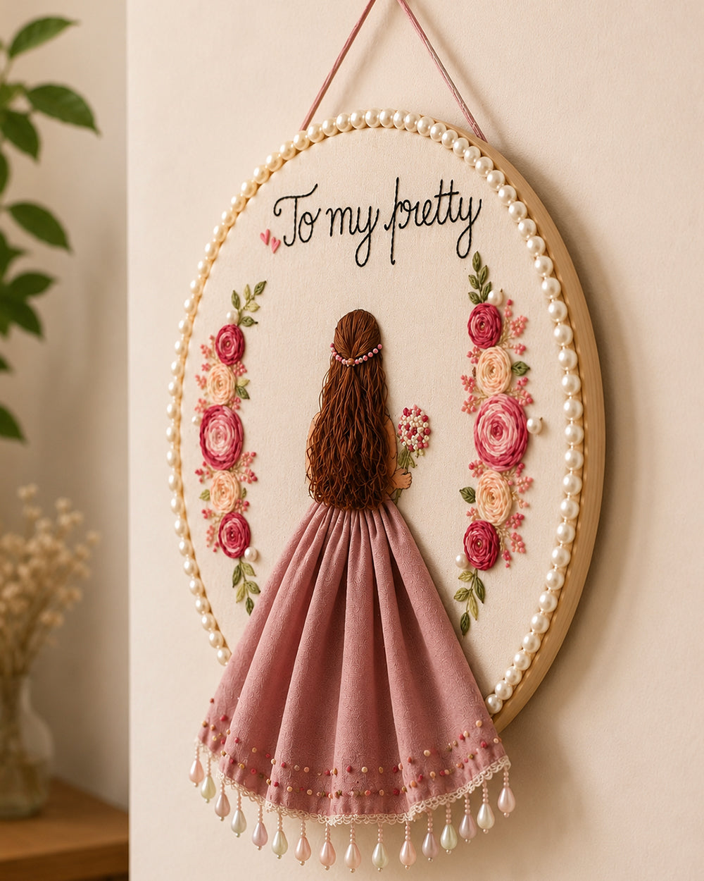 "To My Pretty" Hoop