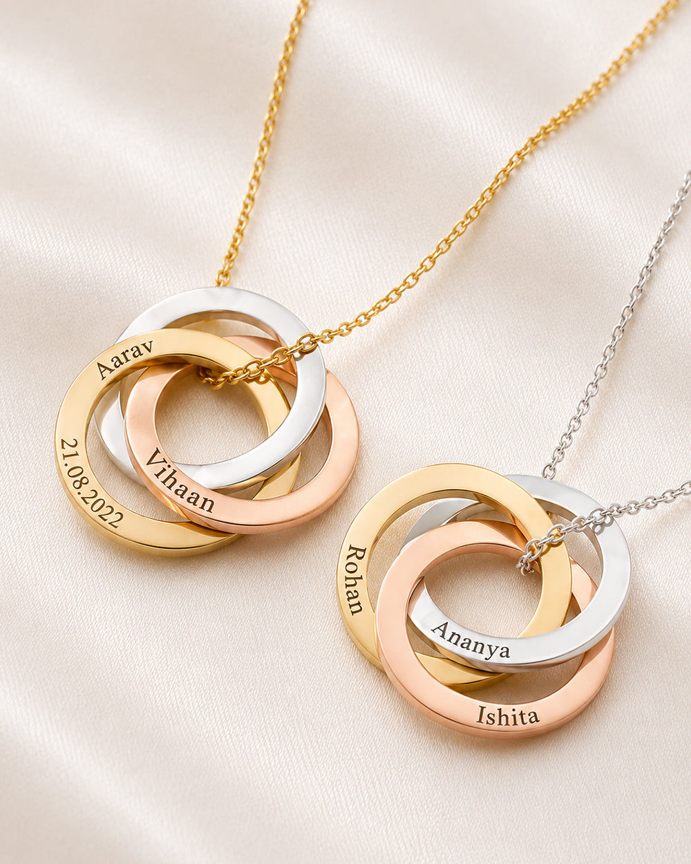 Personalized Circle Link Necklace