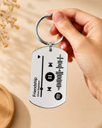 Personalized Spotify Keychain