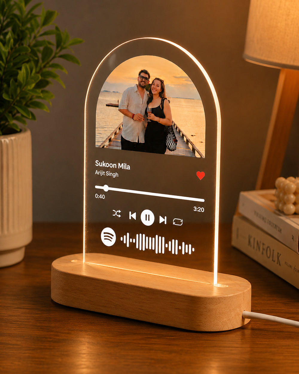 Personalized Spotify Acrylic LED Lamp