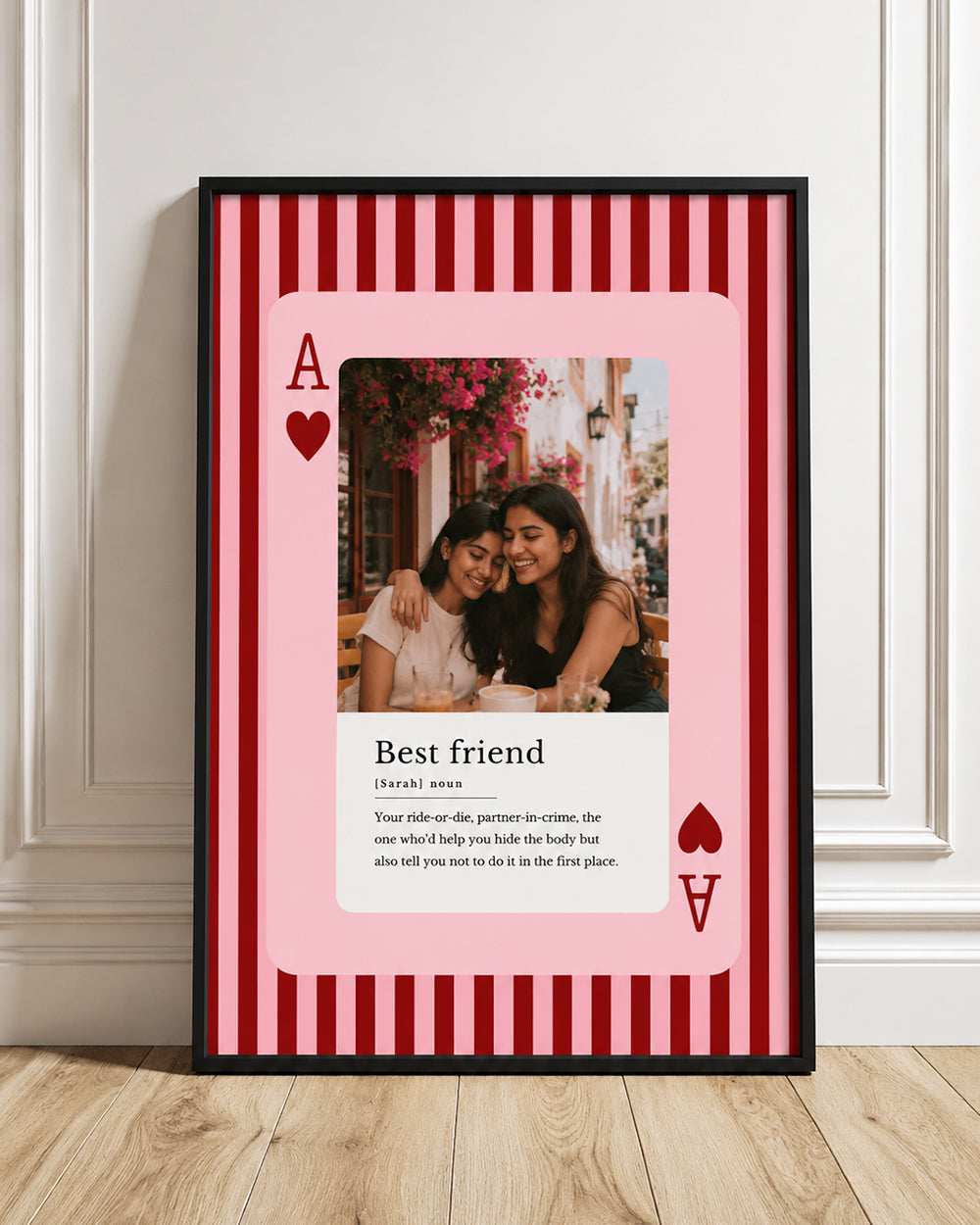 Ace of Heart Best Friend Photo Frame