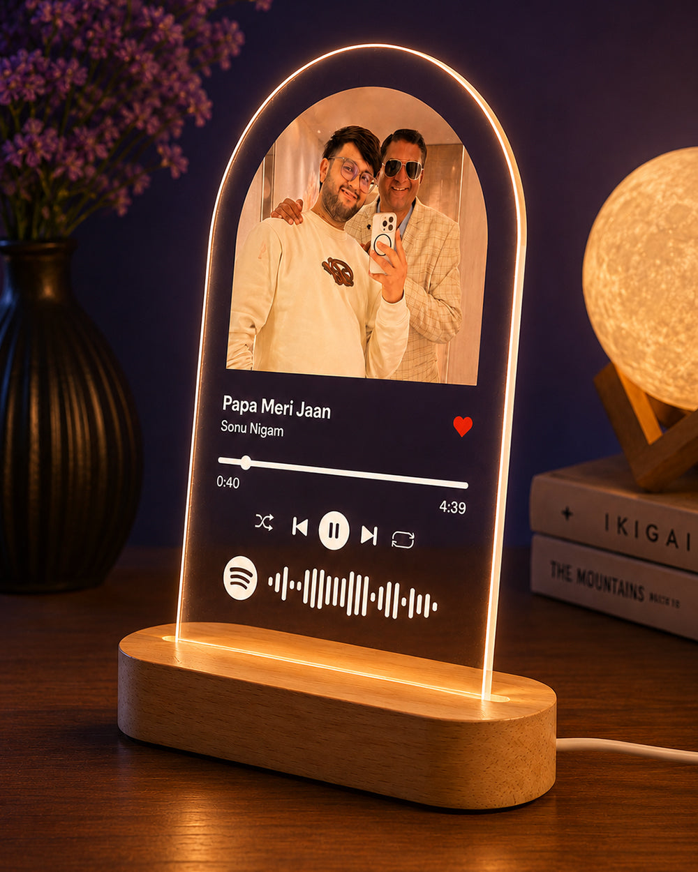 Personalized Father's Day Acrylic LED Lamp