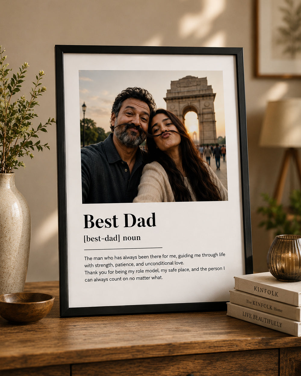 Personalized Dad Definition Photo Frame