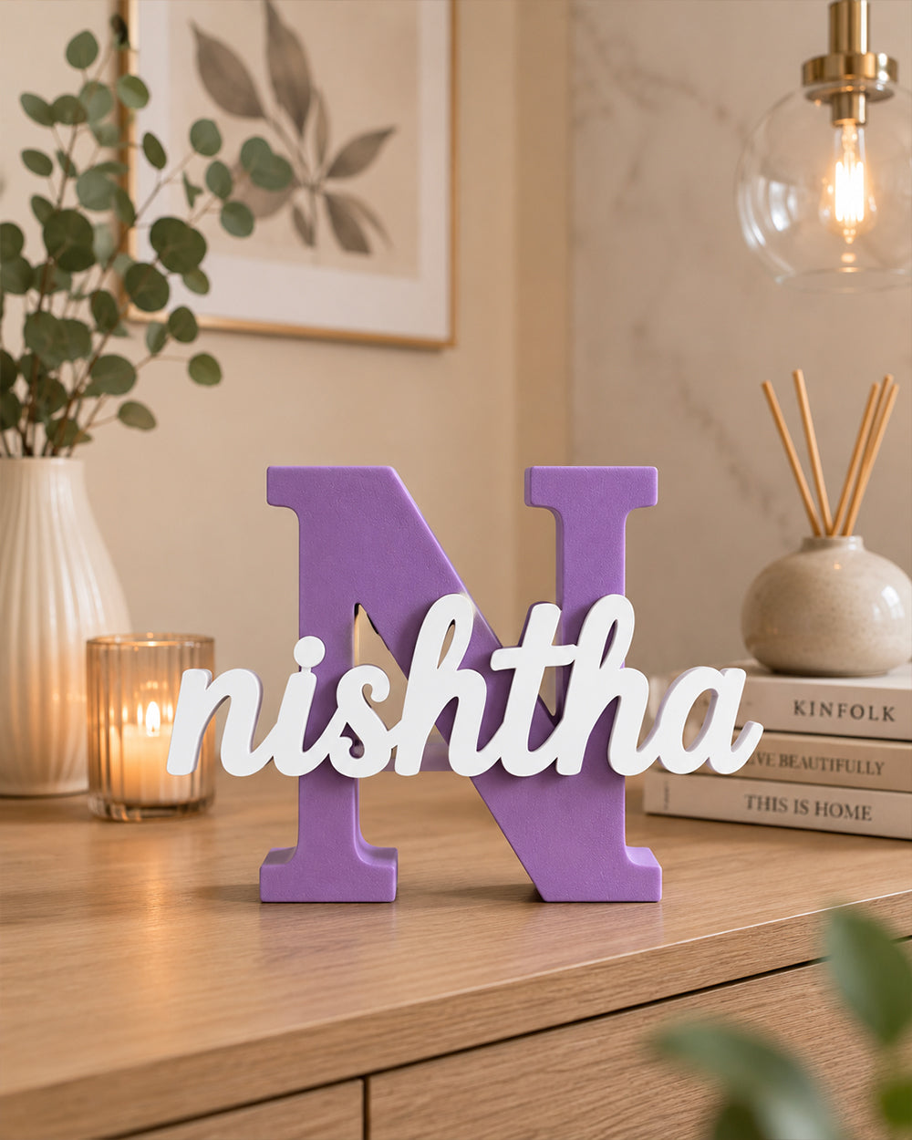 Personalized Alphabet Name Standee