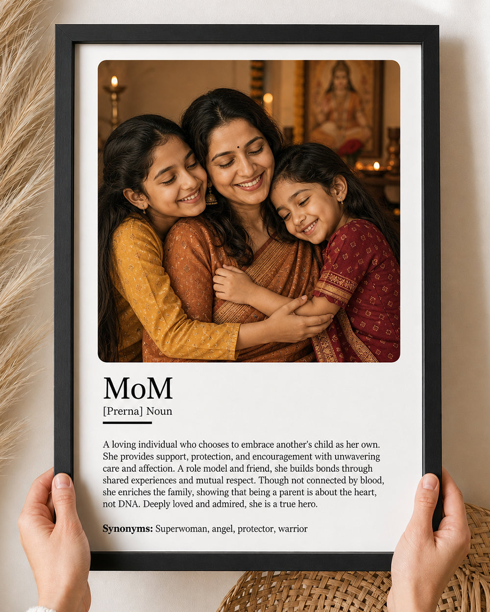 Mom Definition Personalized Frame