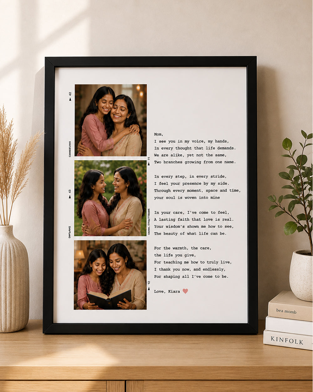 Mom Poem Personalized Frame