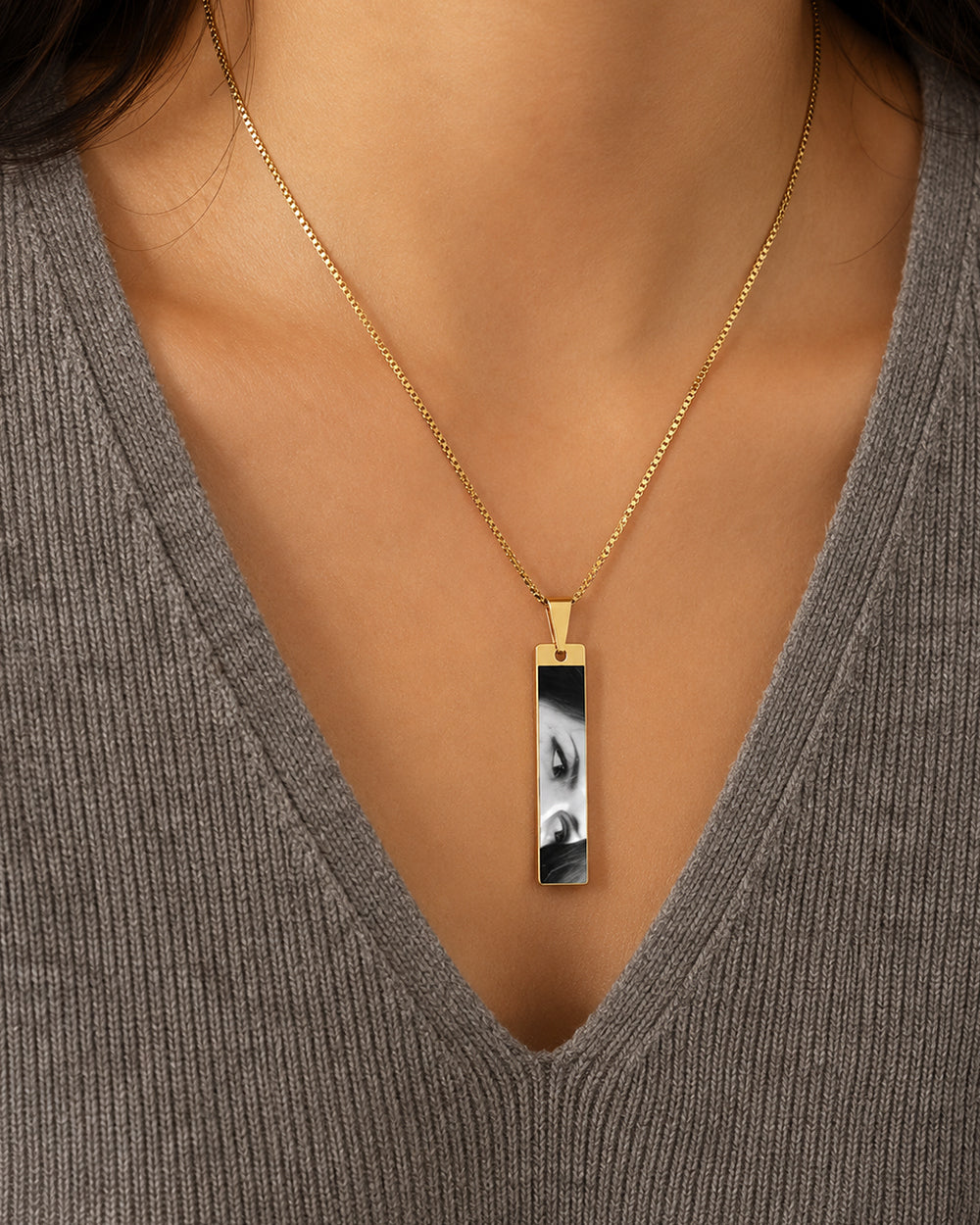 Personalized Eye Necklace