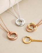 Personalized Circle Link Necklace