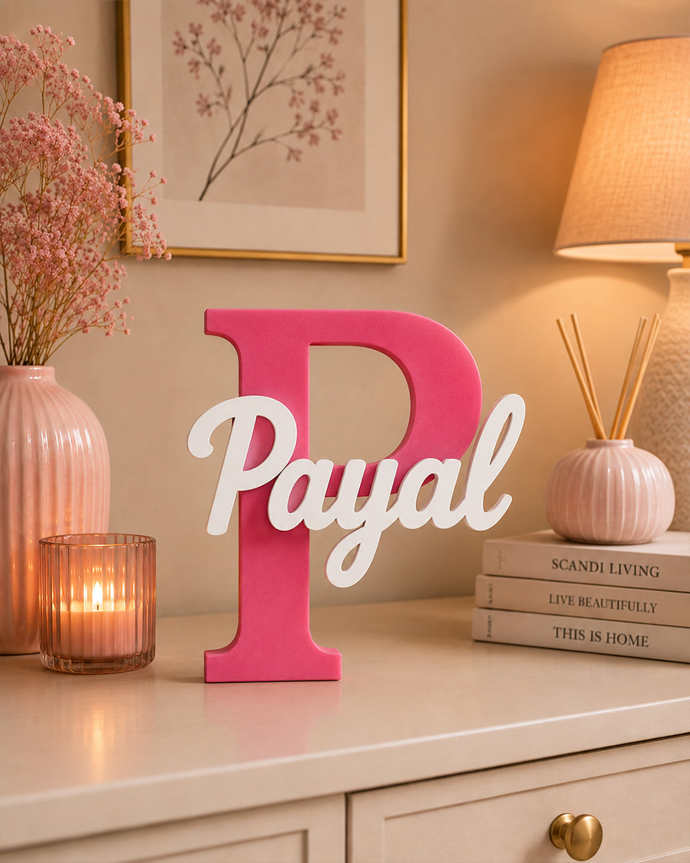 Personalized Alphabet Name Standee