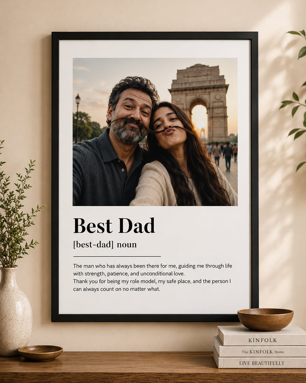Personalized Dad Definition Photo Frame