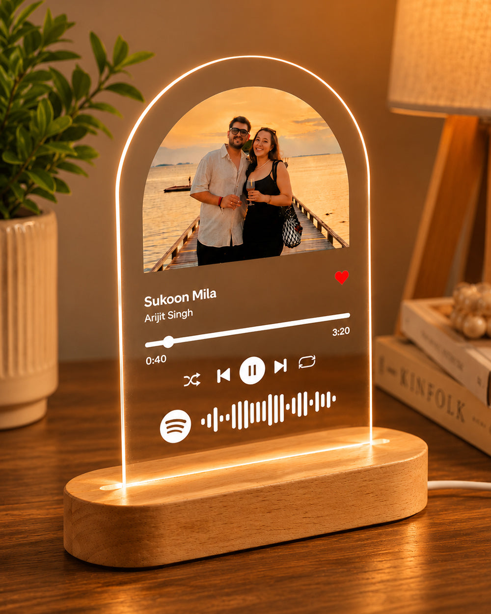 Personalized Spotify Acrylic LED Lamp