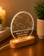 Star Concellation Round Lamp