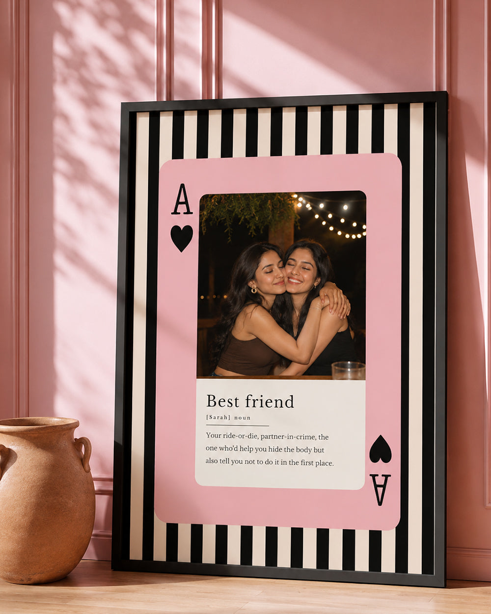 Ace of Heart Best Friend Photo Frame