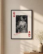 King Queen Card Couple Personalized Frame