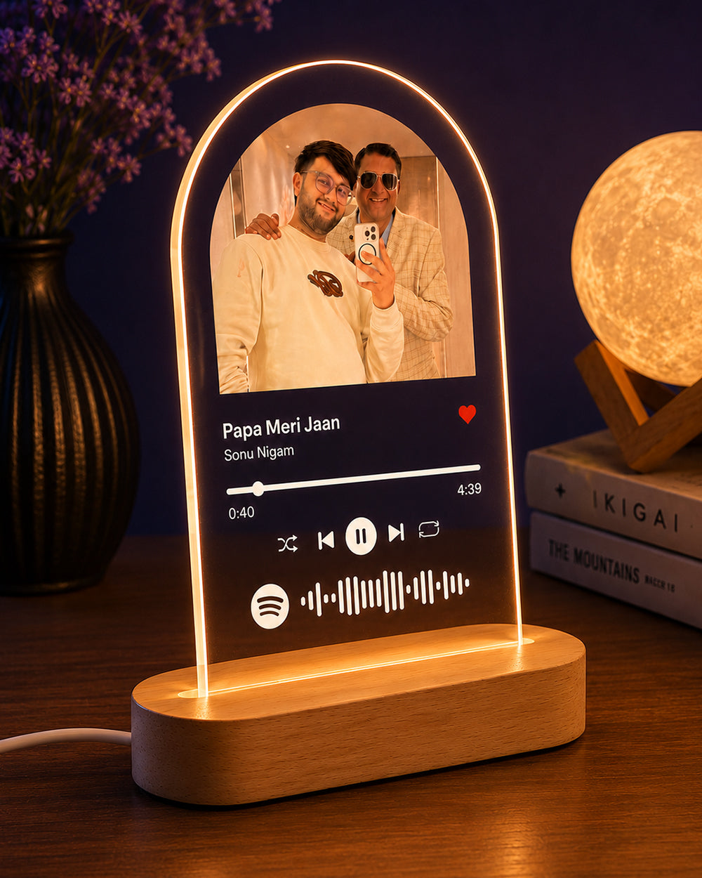 Personalized Father's Day Acrylic LED Lamp