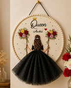 Queen Personalized Hoop