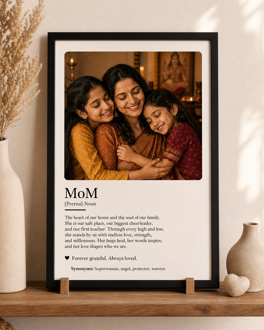 Mom Definition Personalized Frame