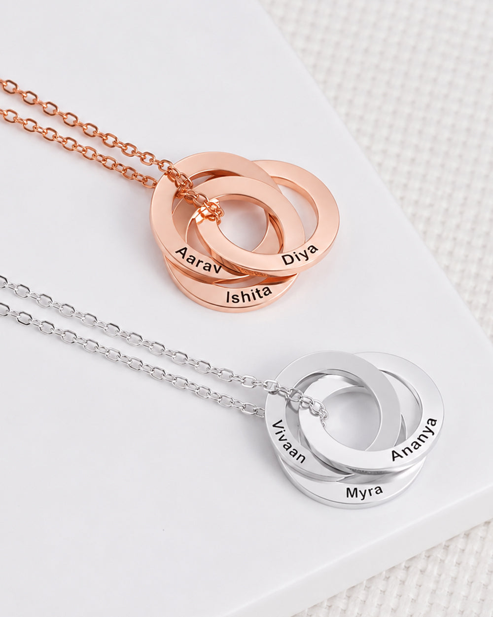 Personalized Circle Link Necklace