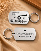 Personalized Spotify Keychain