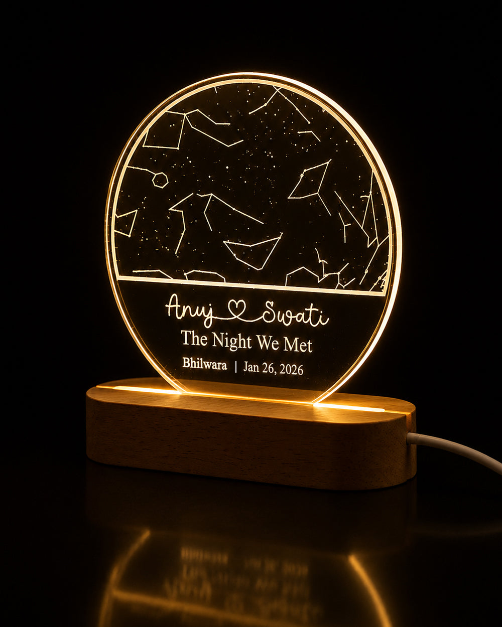 Star Concellation Round Lamp