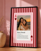 Ace of Heart Best Friend Photo Frame