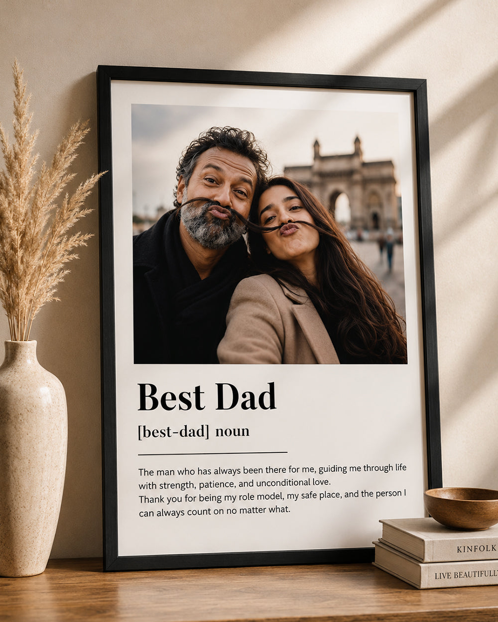 Personalized Dad Definition Photo Frame