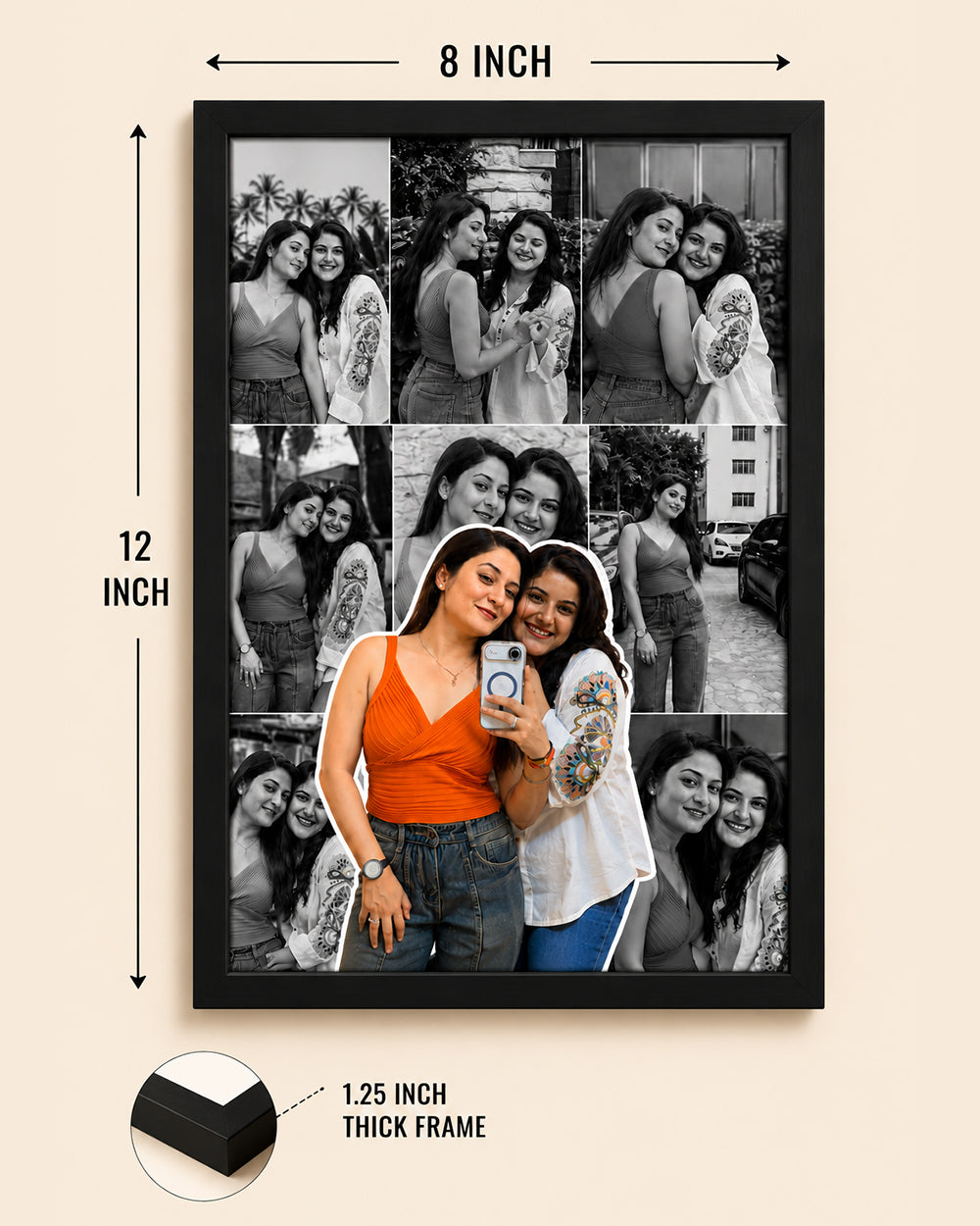 Bestie Collage Frame