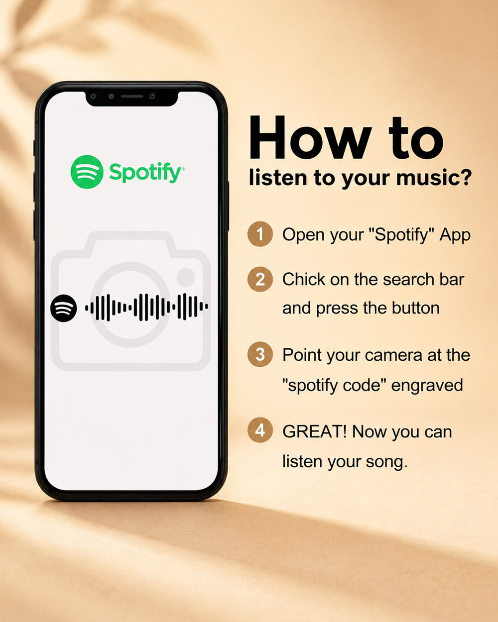 Personalized Spotify Keychain