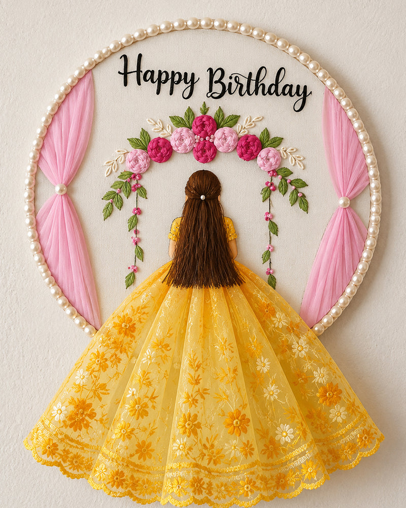 Happy Birthday Hoop