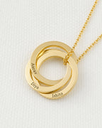 Personalized Circle Link Necklace