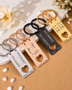 Personalized Couple Keychain