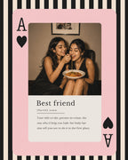 Ace of Heart Best Friend Photo Frame