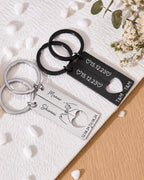 Personalized Couple Keychain