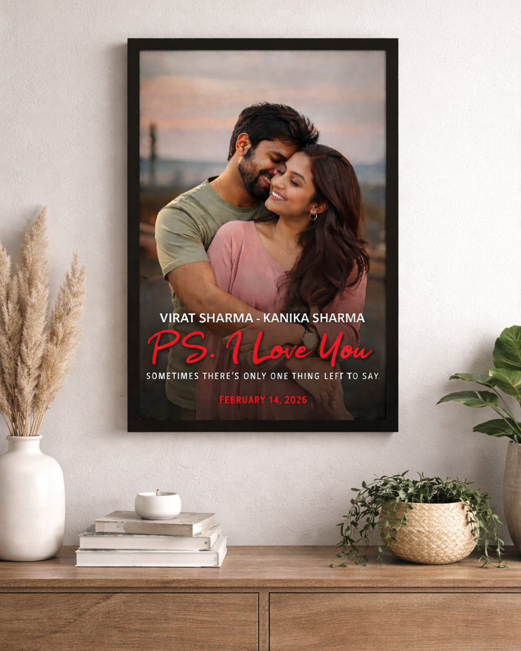 P.S. I love You Couple Frame