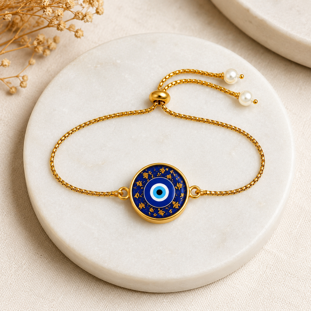 Evil Eye Resin Bracelet Rakhi